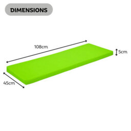 Marco Paul Lime Green Garden Bench Seat Cushion - thumbnail 4