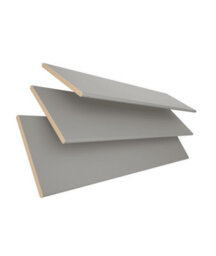 50mm Slat Light Grey Real Wood Venetian Blind With Strings 120Cm Drop 210Cm Wide - thumbnail 2