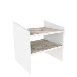 Decorotika Adin Furniture Nightstand White Ephesus - thumbnail 5