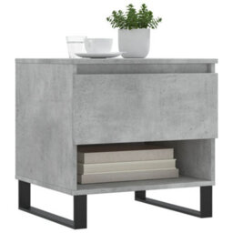 Berkfield Modern Coffee Tables 2 Pcs Concrete Grey 50X46X50 Cm Engineered Wood - thumbnail 3