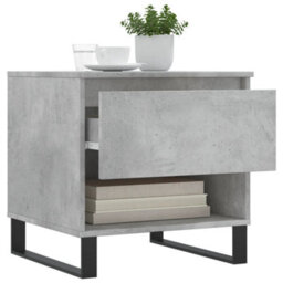 Berkfield Modern Coffee Tables 2 Pcs Concrete Grey 50X46X50 Cm Engineered Wood - thumbnail 4