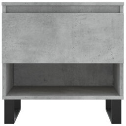 Berkfield Modern Coffee Tables 2 Pcs Concrete Grey 50X46X50 Cm Engineered Wood - thumbnail 6