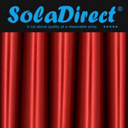 "SolaDirect Tapered Dinner Candles, Pack Of 10, Unscented, Long Burning Time, 24 Cm / 19.45"" (Red, Metallic)" - thumbnail 2