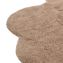 Beliani Kids Rug Hodka  Light Brown 80 X 120 Cm Cotton With Cushion - thumbnail 6