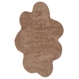 Beliani Kids Rug Hodka  Light Brown 80 X 120 Cm Cotton With Cushion - thumbnail 4