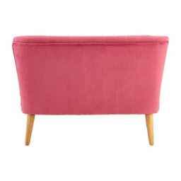 Orsina Velvet Upholstered 2 Seat Kids Sofa, Sturdy 2 Seater Sofa For Kids Bedroom, Versatile Small Two Seater Sofa - thumbnail 4