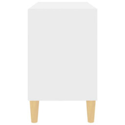 Berkfield Tv Cabinet With Solid Wood Legs White 69.5X30X50 Cm - thumbnail 5