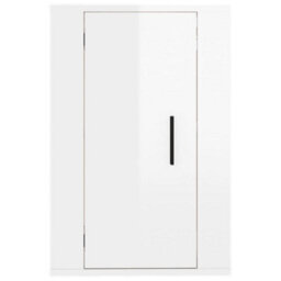 Berkfield Wall Mounted Tv Cabinets 2 Pcs High Gloss White 40X34.5X60 Cm - thumbnail 6