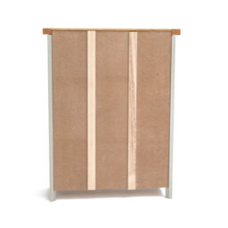Cabinet Bits Argenta Light Grey Bookcase 90X70X25Cm - thumbnail 6