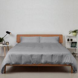 Panda London 100% Bamboo Bedding Complete Bedding Set Quiet Grey - thumbnail 2