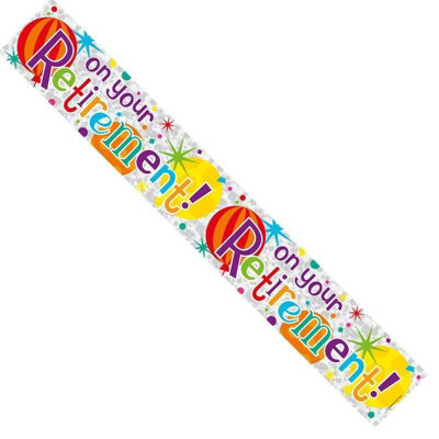 Apac On Your Retirement Banner Multicoloured (One Size)