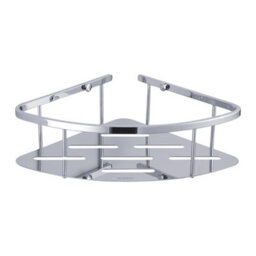 Showerdrape Contempo Wall Mounted Stainless Steel Chrome Large Basket - thumbnail 4