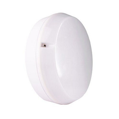 Fern Howard Drake Flush Fitted Led Ip65 Microwave Sensor White Bulkhead 1300Lm Natural White Light - image 1
