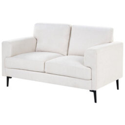 Beliani Modern Beige Fabric Living Room Set With Iron Legs, 3-Seater, 2-Seater And Armchairs - thumbnail 8