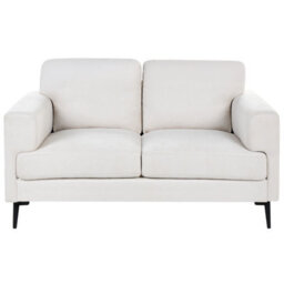 Beliani Modern Beige Fabric Living Room Set With Iron Legs, 3-Seater, 2-Seater And Armchairs - thumbnail 6