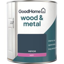 GoodHome Vence Satin Metal & Wood Paint, 750Ml - thumbnail 2