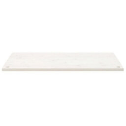 Berkfield Desk Top White 110X55X2.5 Cm Solid Wood Pine - thumbnail 3
