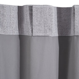 Living And Home Hidden Tab Solid Colour Faux Linen Polyester 100% Curtains Pair Set Of 2 137 X 117 Cm Indoor Use - thumbnail 8
