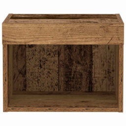 Walplus Tv Cabinet Old Wood 40 X 30 X 30 Cm Engineered Wood - thumbnail 5
