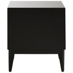 Orsina Spacious 2 Drawer Chest For Sitting Area, Stylish Wooden Drawer With Tapered Legs For Decor, Metallic Chest - thumbnail 4