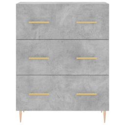 Berkfield Highboard Concrete Grey 69.5X34X180 Cm Engineered Wood - thumbnail 8