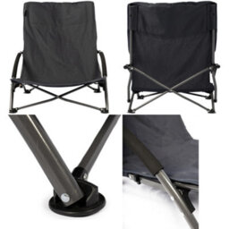 Vango Dune Hard Armed Chair - Granite Grey - thumbnail 2