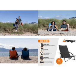 Vango Dune Hard Armed Chair - Granite Grey - thumbnail 4