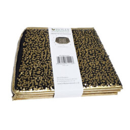 Holly International Christmas Tree Skirt - Gold Sequin - thumbnail 6