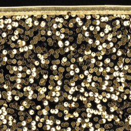 Holly International Christmas Tree Skirt - Gold Sequin - thumbnail 3