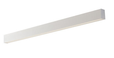 Luminosa Lighting Luminosa Build Integrated Led Bar Pendant (Kit Included) Or Surface Mount, White Opal, 4000K