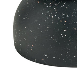 Wyld And Coco Terrazzo Accent Side Table Black - 37Cm Hourglass, Outdoor-Ready - thumbnail 5