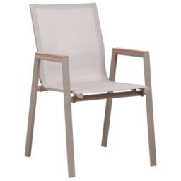Beliani Garden Dining Set 4 Seater Tiano Metal Grey - thumbnail 6