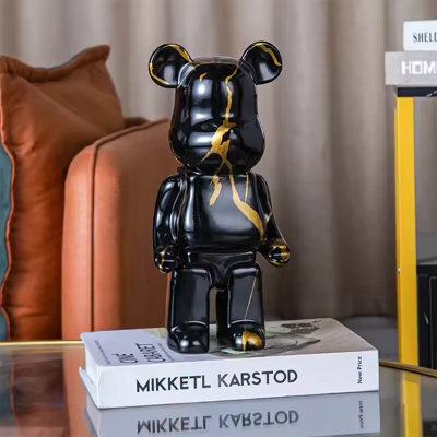 Nordic Resin Bear Sculpture Luxury Home And Desk Decoration Figurine - image 1