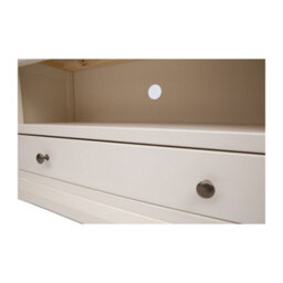 Cabinet Bits Castelli Off White 1 Drawer Tv Cabinet Brass Knob - thumbnail 5