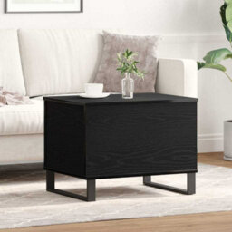 Berkfield Coffee Table Lift Top Black Oak 60X44,5X45 Cm Engineered Wood - thumbnail 1
