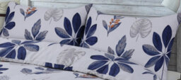 Homes & Linen Hazel Printed Microfiber 4 Piece Bedding Set Duvet Cover Fitted Sheet And Pillowcases - thumbnail 3