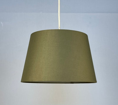 K Living Sage Tapered Drum Shade For Ceiling And Table Lamp 10 Inch Shade - image 1