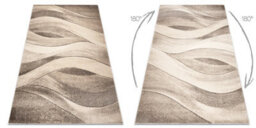 RugsX Carpet Fusion 1617 Beige Cream - Waves, Modern, Abstract 120X170 Cm - thumbnail 3