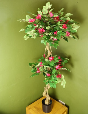 Leaf Large Japanese Artificial Tree Silk Bougainvillea Tree Botanik - image 1