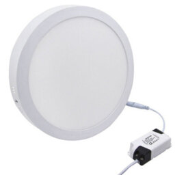 Long Life Lamps Company 24W Surface Mount Led Round Panel 3500K Warm White - thumbnail 1