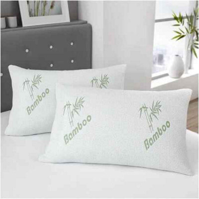 1 Bamboo Memory Foam Pillow, Neck & Back Support, Anti-Allergy - image 1