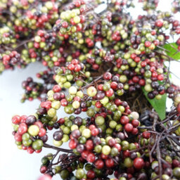 Leaf 55Cm Artificial Hanging Black Berry Wreath - thumbnail 3