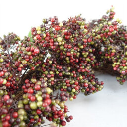 Leaf 55Cm Artificial Hanging Black Berry Wreath - thumbnail 2
