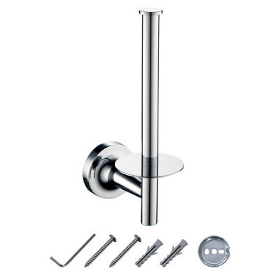 Jassferry Wall Mounted Toilet Paper Holders With Polished Chrome Roll Holder Vertical - image 1