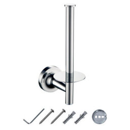 Jassferry Wall Mounted Toilet Paper Holders With Polished Chrome Roll Holder Vertical - thumbnail 1