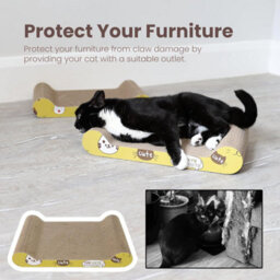 Divchi Cat Scratching Board 5 Pcs Cat Scratching Pad With Catnip  Cats Scratchers  Pet Cardboard  Bed For Kitty - thumbnail 3