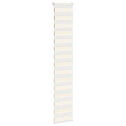 Berkfield Modern Zebra Blind Marble Beige 40X200 Cm Fabric Width 35.9 Cm Polyester - thumbnail 3