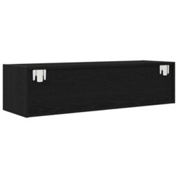 Berkfield Tv Cabinet Black Oak 100X31X25,5 Cm Engineered Wood - thumbnail 6