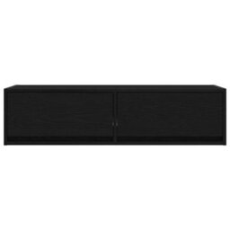 Berkfield Tv Cabinet Black Oak 100X31X25,5 Cm Engineered Wood - thumbnail 7