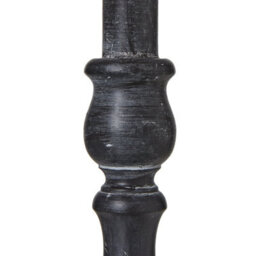 Wyld Haus Piana Slim Black Wooden Table Lamp With Cream Linen Shade - thumbnail 3
